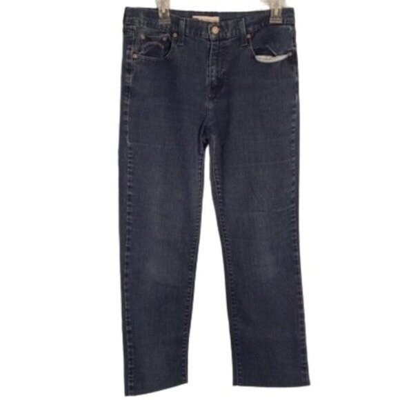 Levis 505 12L 31x27 Womens Straight Leg Jeans Medium Wash Blue Denim 31x34 Alter - Picture 1 of 10